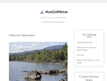 Tablet Screenshot of mjoesormen.no
